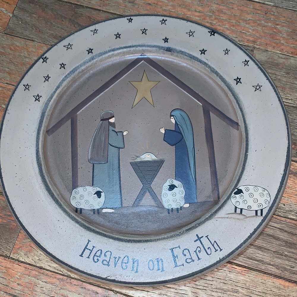 Nativity Scene Decorative Plate